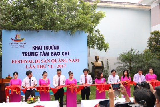 Media centers of the 6th Quang Nam Heritage Festival has been launched on June 7.  (Photo: Sggp)