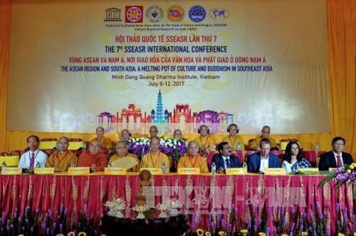 The conference on “The ASEAN Region and South Asia: A Melting Pot of Culture and Buddhism in Southeast Asia” is underway in HCM City until July 11. (Photo: VNA)