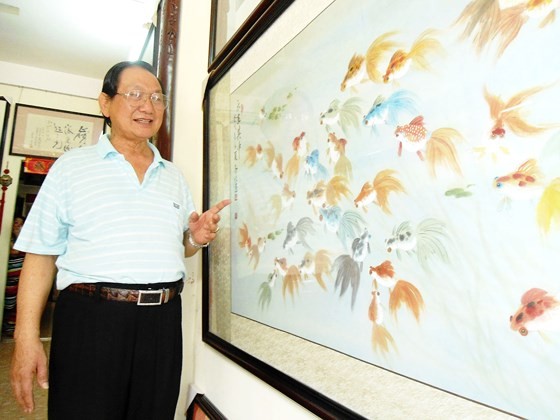 Chinese-Vietnamese painter Truong Han Minh