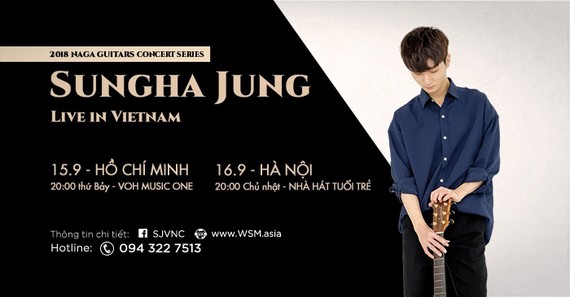 Korean guitarist Sungha Jung returns Vietnam