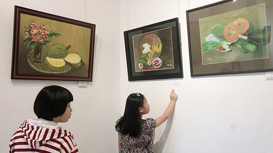 At the exhibition 