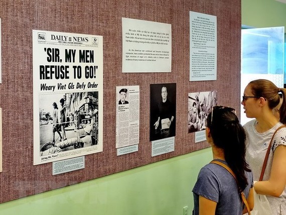 Visitors to the War Remnant Museum in HCM City (Photo: VNA)