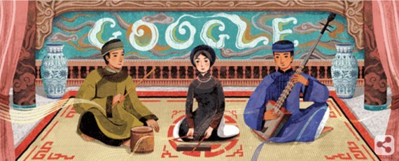 Google Doodle honors Vietnamese ceremonial singing ‘ca tru’