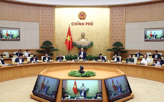 The Government's meeting in Hanoi on March 3 (Photo: VNA)