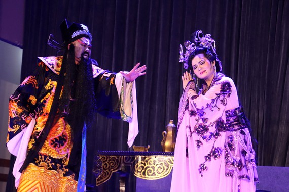 Phát huy hiệu quả từ đào tạo truyền nghề NS Thanh Sơn và NS Trinh Trinh trong chương trình Nghề nối nghề. Ảnh: NGỌC VÂN