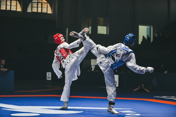 Olympic trẻ 2018: Võ sĩ Hồ Thị Kim Ngân dừng bước ở tứ kết ảnh 1