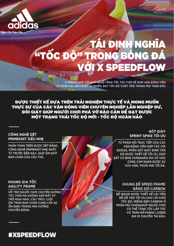 adidas chính thức ra mắt "vua tốc độ sân cỏ" X SpeedFlow ảnh 1