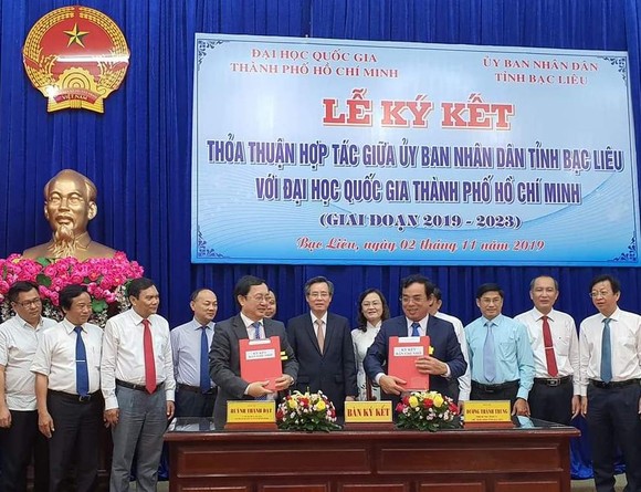 Bạc Liêu hợp tác với Đại học Quốc gia TPHCM nâng cao chất lượng nguồn nhân lực ảnh 1