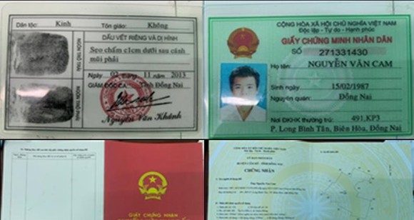 Đồng Nai: Bắt đối tượng làm giả giấy chứng nhận quyền sử dụng đất để lừa đảo ảnh 2