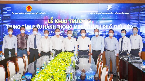 TP Thủ Đức ra mắt Trung tâm Điều hành thông minh ảnh 1