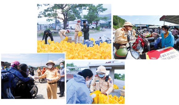 Nồng ấm nghĩa tình miền Trung hỗ trợ dòng người về quê ảnh 25