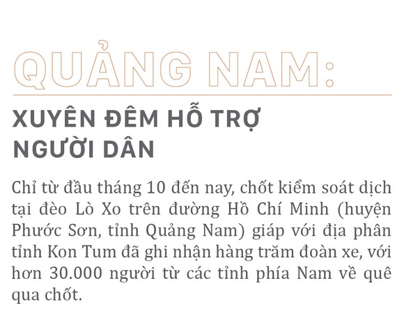 Nồng ấm nghĩa tình miền Trung hỗ trợ dòng người về quê ảnh 32