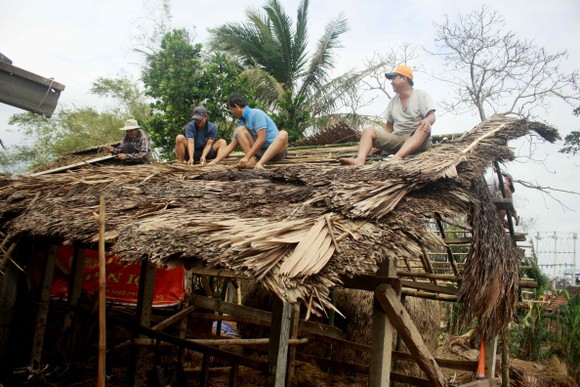 Xóm ốc đảo sông Trà Bồng khắc phục sau lũ ảnh 1