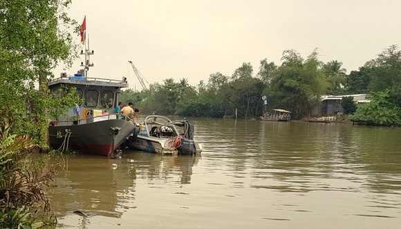 Một CSGT đường thủy mất tích khi tuần tra trên sông Hậu ảnh 1