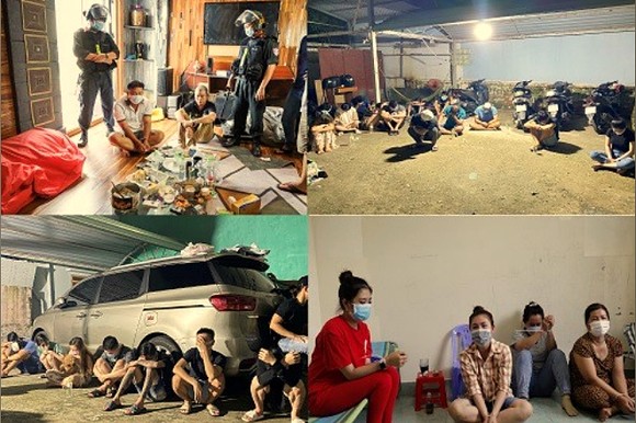 Cần Thơ huy động 120 chiến sĩ bắt quả tang 51 đối tượng đánh bạc, sử dụng ma túy ảnh 1