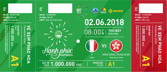 Giá vé Lễ hội Pháo hoa quốc tế Đà Nẵng 2018 cao nhất là 2 triệu đồng/vé ảnh 1