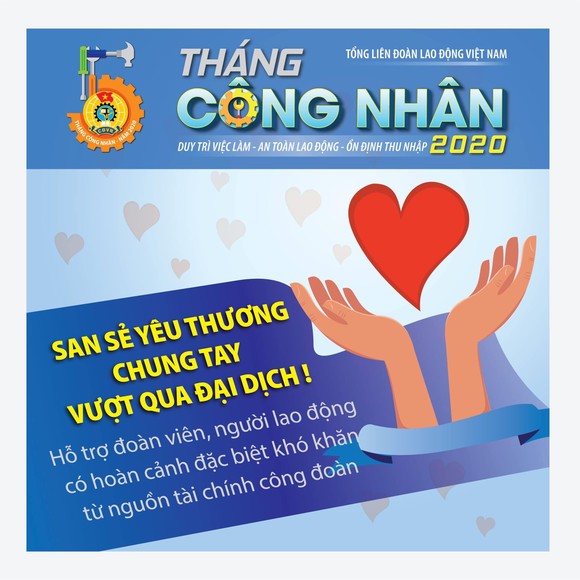 Cán bộ công đoàn trích lương ủng hộ người lao động ảnh 1