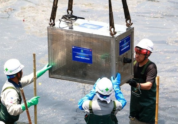 Khởi động công nghệ Nano - Bioreactor Nhật Bản làm sạch sông Tô Lịch ảnh 1