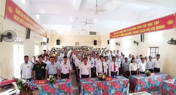 Tổ trưởng kiểm phiếu gian lận, một xã ở Thái Bình phải tổ chức lại đại hội ảnh 1
