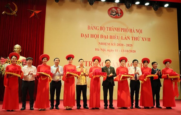 Khai trương Trung tâm báo chí phục vụ Đại hội Đảng bộ TP Hà Nội ảnh 1
