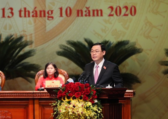 Kết thúc Đại hội Đảng bộ TP Hà Nội lần thứ XVII: yêu cầu người đứng đầu dám nghĩ, dám làm ảnh 2