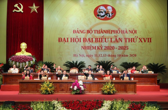 Kết thúc Đại hội Đảng bộ TP Hà Nội lần thứ XVII: yêu cầu người đứng đầu dám nghĩ, dám làm ảnh 4