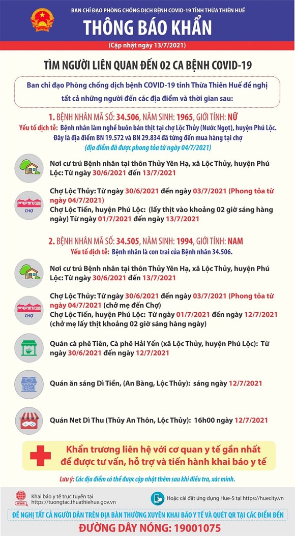Thừa Thiên - Huế: 5 thôn phong tỏa cùng lúc liên quan đến tài xế nghi khai báo gian dối ảnh 1