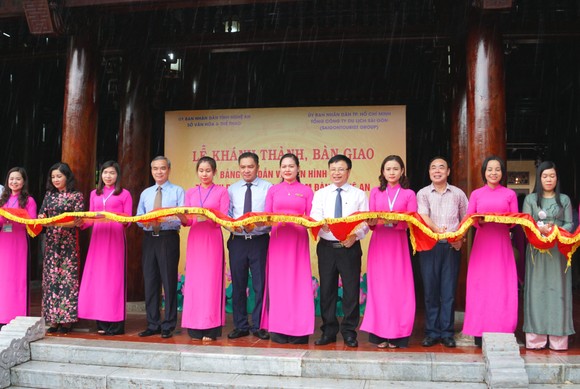 Saigontourist Group khánh thành, bàn giao 4 hạng mục đầu tư tài trợ tại Khu di tích Kim Liên ảnh 1
