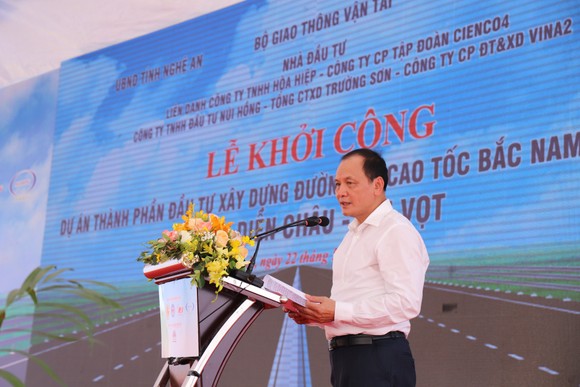 Khởi công dự án cao tốc Bắc Nam đoạn Diễn Châu - Bãi Vọt ảnh 2