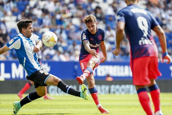 Griezmann trở lại, nhưng dự bị Lemar lập công cho Atletico ảnh 1