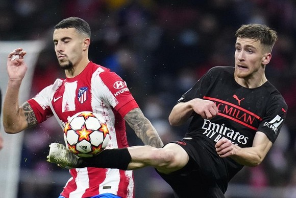 Atletico đối mặt nguy cơ bị loại sau trận thua Milan ảnh 1
