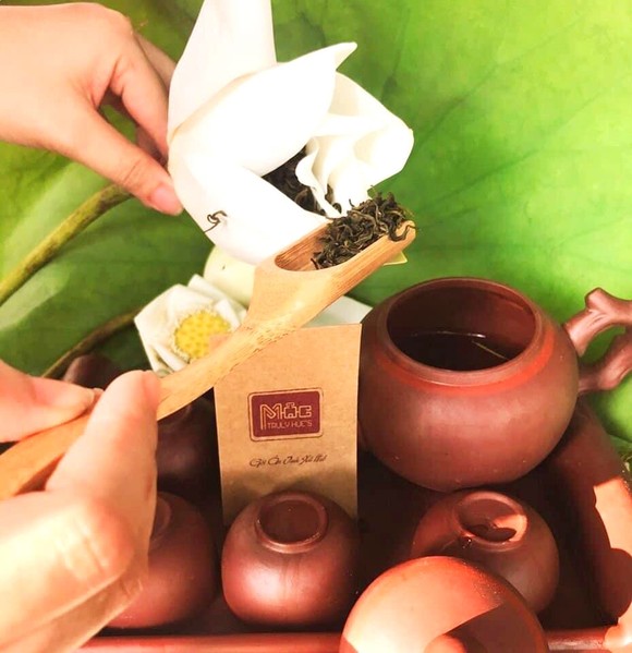 Độc đáo sen trắng ảnh 4