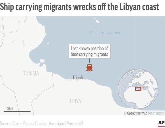 130 người di cư thiệt mạng trong vụ đắm tàu ở Libya ảnh 3