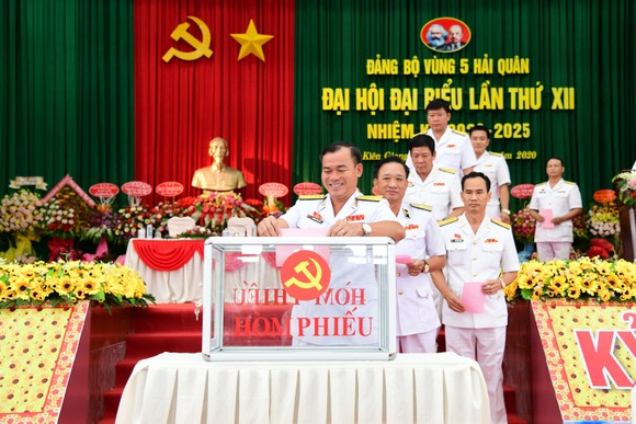 Đại hội đại biểu Đảng bộ Vùng 5 Hải quân lần thứ XII, nhiệm kỳ 2020-2025 ảnh 1