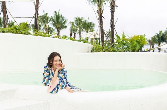 Lan Ngọc “chẳng muốn về” khi trải nghiệm tắm khoáng tại Minera Hot Springs Bình Châu ảnh 4