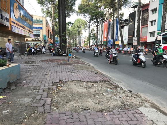 Cấp thiết tu bổ vỉa hè ảnh 1
