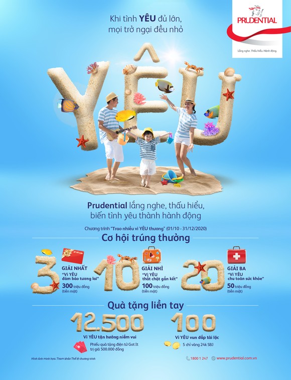 Chiến dịch 'Khi tình yêu đủ lớn' của Prudential cùng chương trình tri ân khách hàng lên đến 12 tỷ đồng ảnh 2