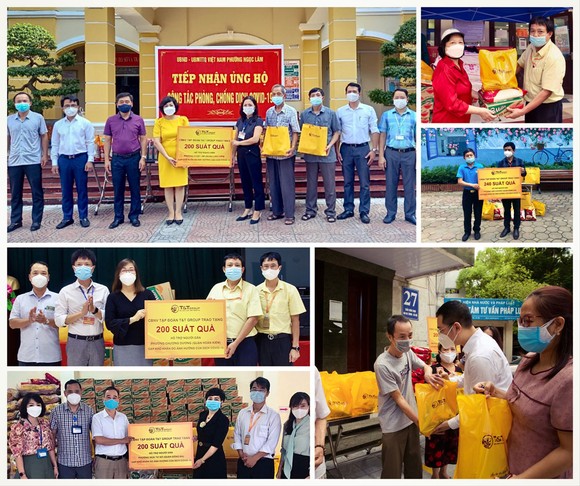 CBNV T&T Group trao tặng 3.000 suất quà cho người dân Hà Nội gặp khó khăn do Covid-19 ảnh 3