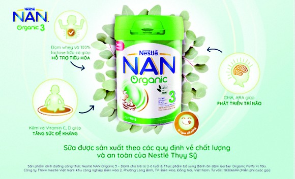 Nan Organic 3 và Gerber Organic - dinh dưỡng hữu cơ cho trẻ ảnh 1