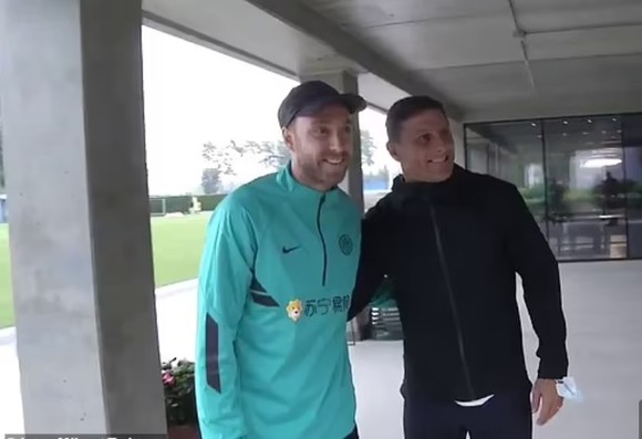 Eriksen trở lại Inter với 'thể trạng và tinh thần tuyệt vời' ảnh 1