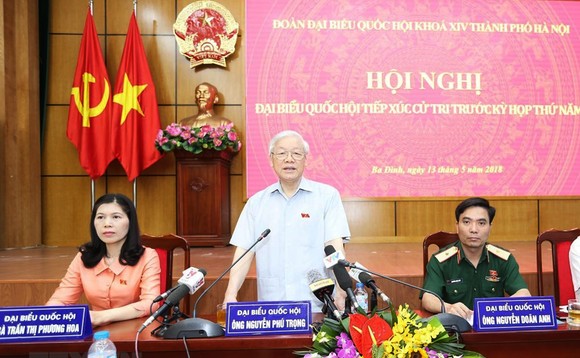 Tiếp xúc với Tổng Bí thư Nguyễn Phú Trọng, cử tri nức lòng khi quan tham bị vạch mặt chỉ tên ảnh 2