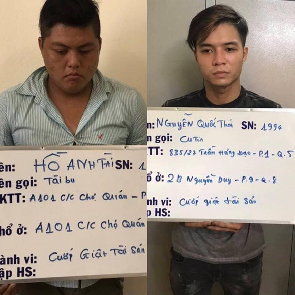 Bắt nhóm cướp giật tài sản gây ra khoảng 30% các vụ án ở trung tâm TPHCM ảnh 1