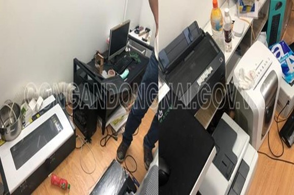 Phá đường dây mua bán, sản xuất giấy tờ giả quy mô lớn ảnh 1