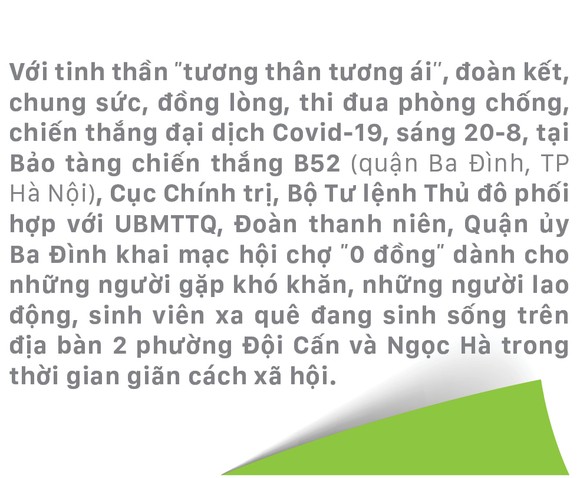 Gian hàng “0 đồng” thắm tình quân dân ảnh 1