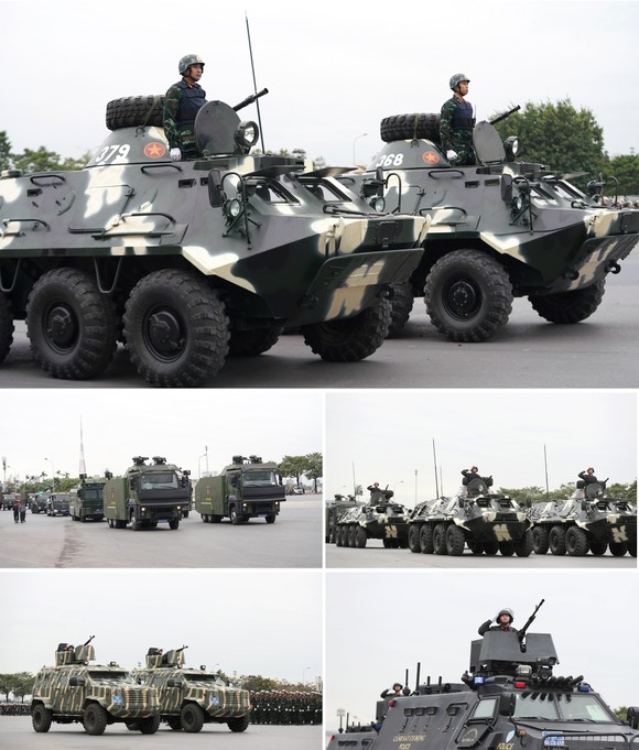 Các lực lượng tổng duyệt phương án bảo vệ Đại hội Đảng lần thứ XIII ảnh 9