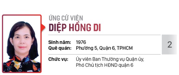 Danh sách chính thức những người ứng cử đại biểu HĐND TPHCM khóa X, nhiệm kỳ 2021 - 2026 - Đơn vị bầu cử số: 08 (Quận 6) ảnh 3