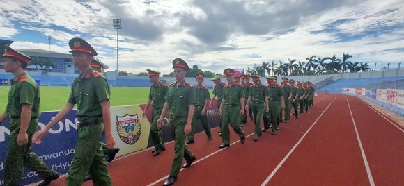 Trước trận Hà Tĩnh - Đà Nẵng: An ninh được thắt chặt ảnh 2