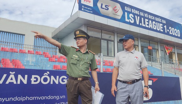 Trước trận Hà Tĩnh - Đà Nẵng: An ninh được thắt chặt ảnh 1
