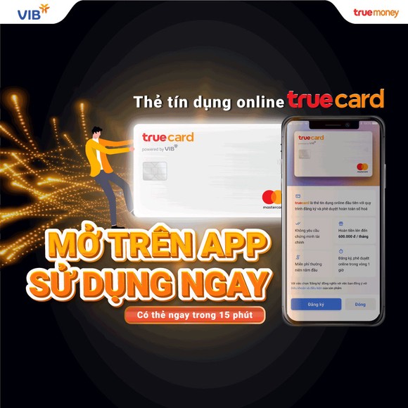 Ra mắt thẻ tín dụng mở trực tuyến 100% - TRUECARD ảnh 2