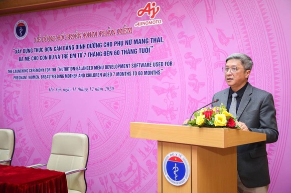 Công bố phần mềm xây dựng thực đơn cho bà mẹ và bé ảnh 1